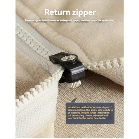 Instant Zipper Repair Kit Universal Fix for Broken Zippers on Clothing & Luggage